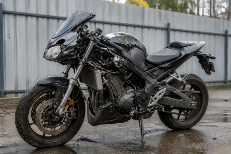 Sell Damaged Motorcycle