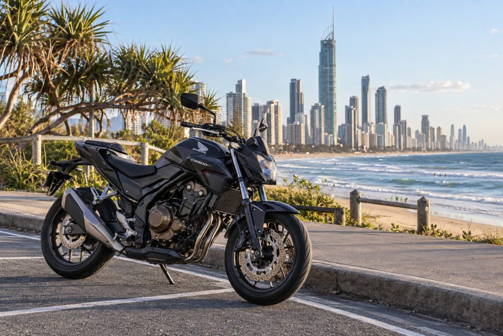Gold Coast, QLD generated Australian motorcycle scene