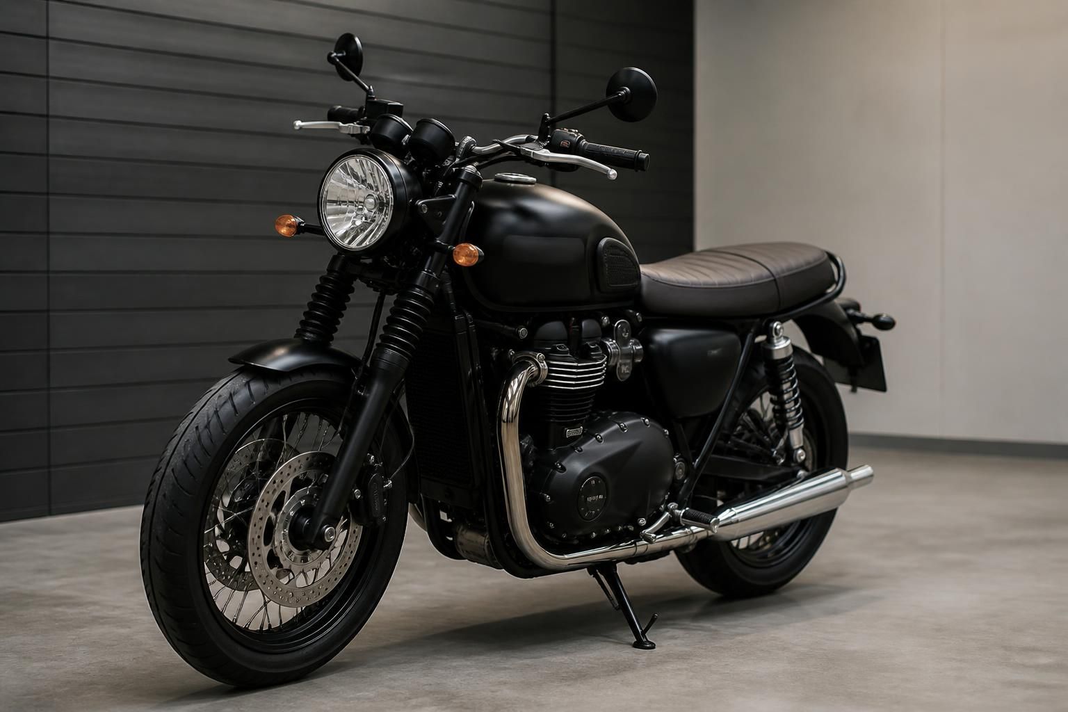 A well-presented used motorcycle in a clean sale-ready setting.